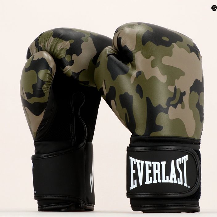 Boxerské rukavice EVERLAST Spark zelené EV2150 CAMO-12 oz 7