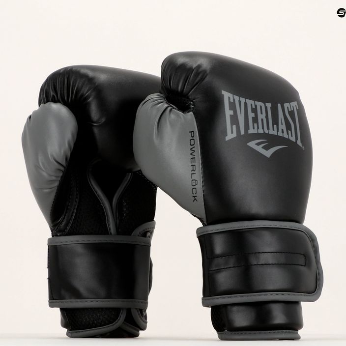 Pánské boxerské rukavice EVERLAST Powerlock Pu černé EV2200 BLK-10 oz. 7
