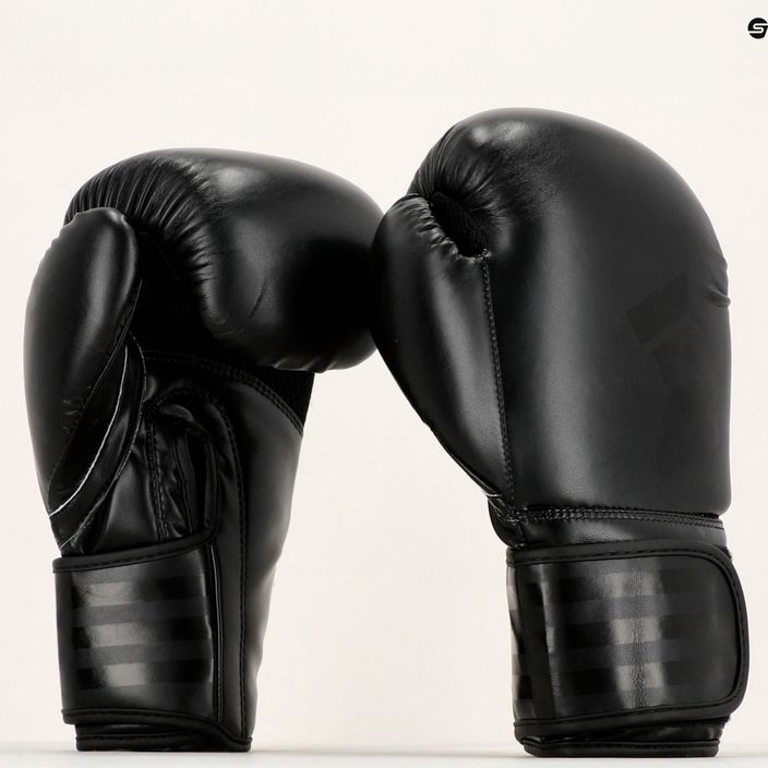 Boxerské rukavice Adidas Hybrid 80 černé ADIH80 6