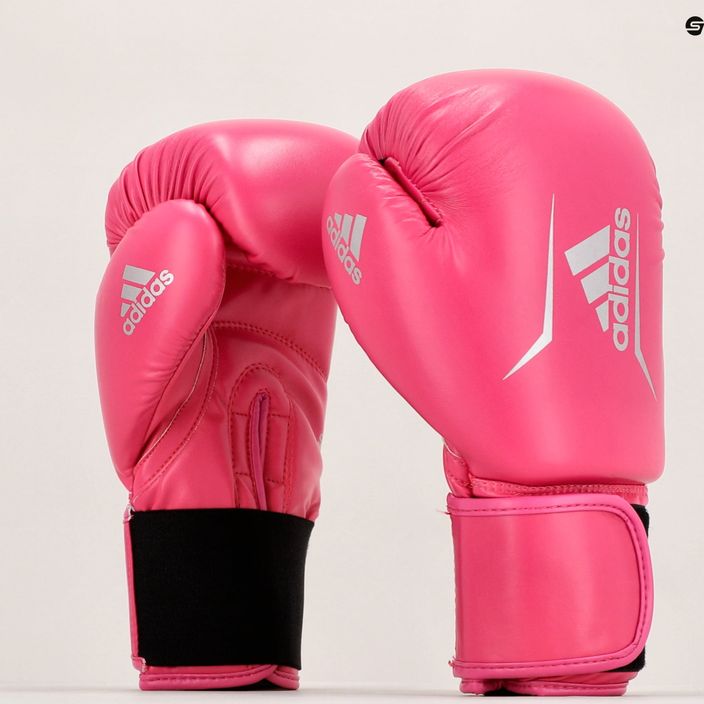 Boxerské rukavice Adidas Speed 50 růžové ADISBG50 7