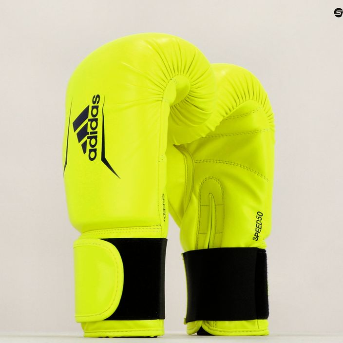 Boxerské rukavice Adidas Speed 50 žluté ADISBG50 7