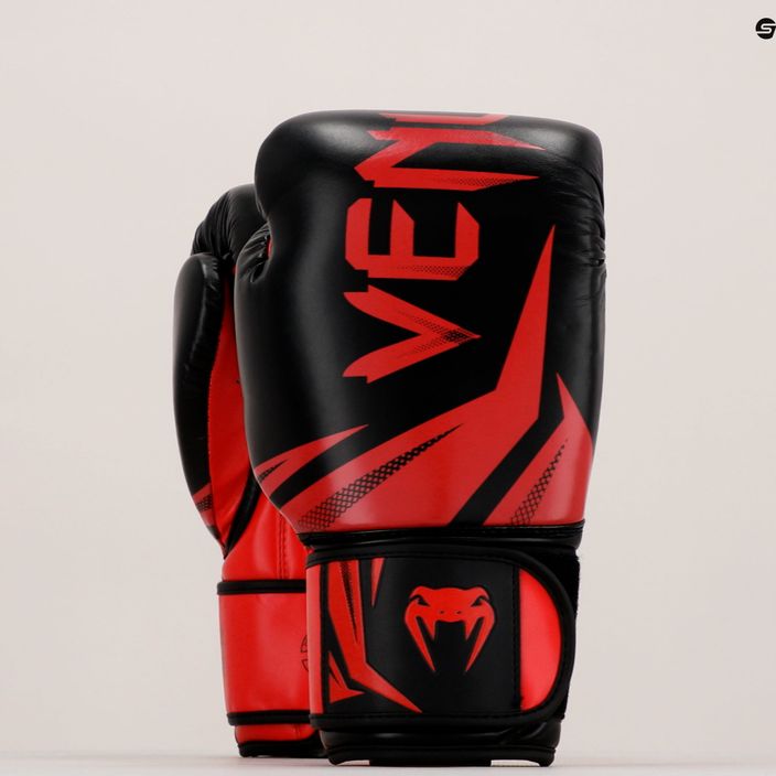 Boxerské rukavice Venum Challenger 3.0 Red/Black 03525-100-10OZ 7