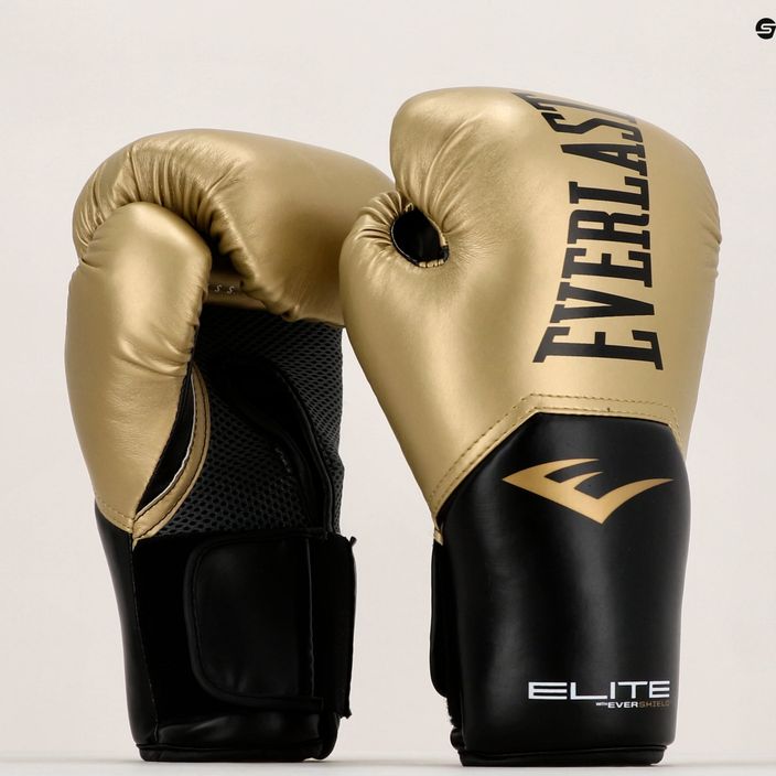 Pánské boxerské rukavice EVERLAST Pro Style Elite 12 zlaté EV2500 GOLD-10 oz. 8