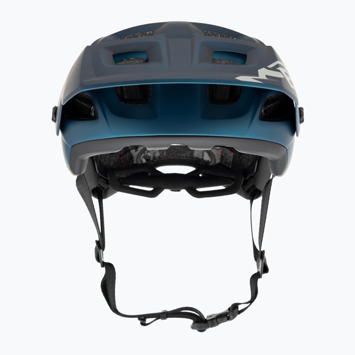 Cyklistická helma MET Terranova teal blue/black metalic matt 2