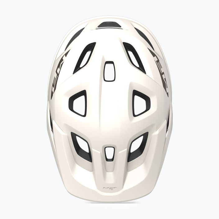 Cyklistická helma MET Echo off white/bronze matt 6