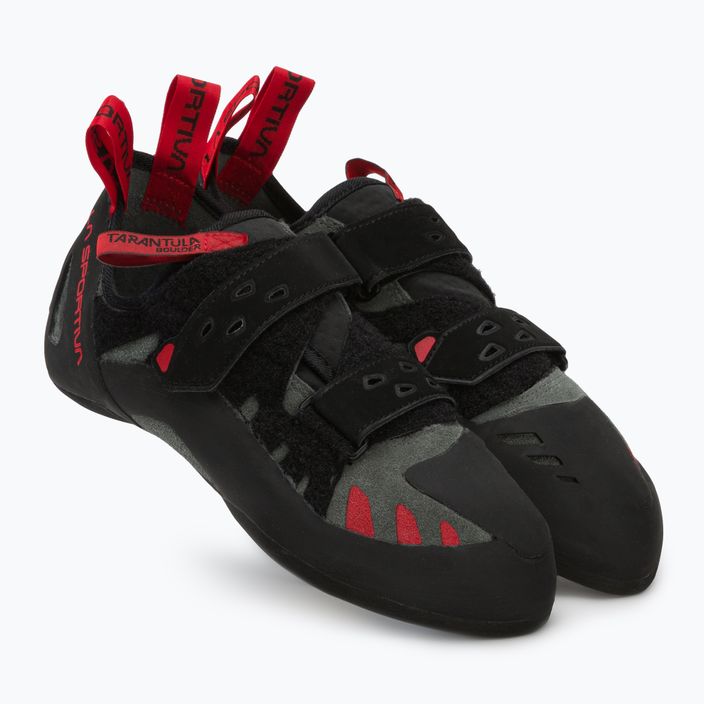 La Sportiva Tarantula Boulder pánská lezecká obuv černo-červená 40C917319 4