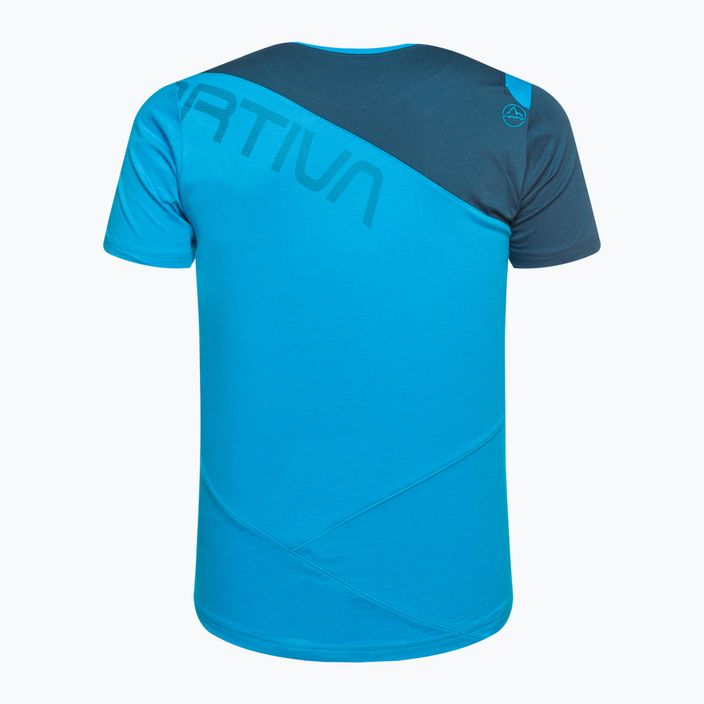 La Sportiva pánské lezecké tričko Float modré N00637639 2