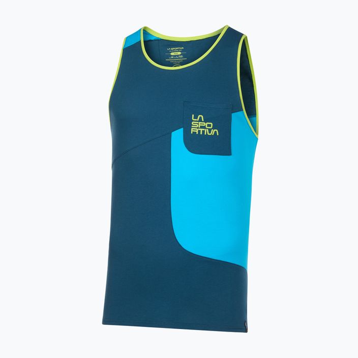 Pánské horolezecké tričko La Sportiva Dude Tank blue N43639637 4