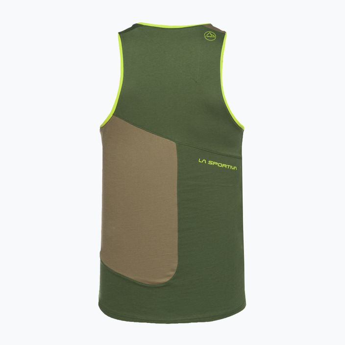Pánské lezecké tričko La Sportiva Dude Tank green N43711731 2