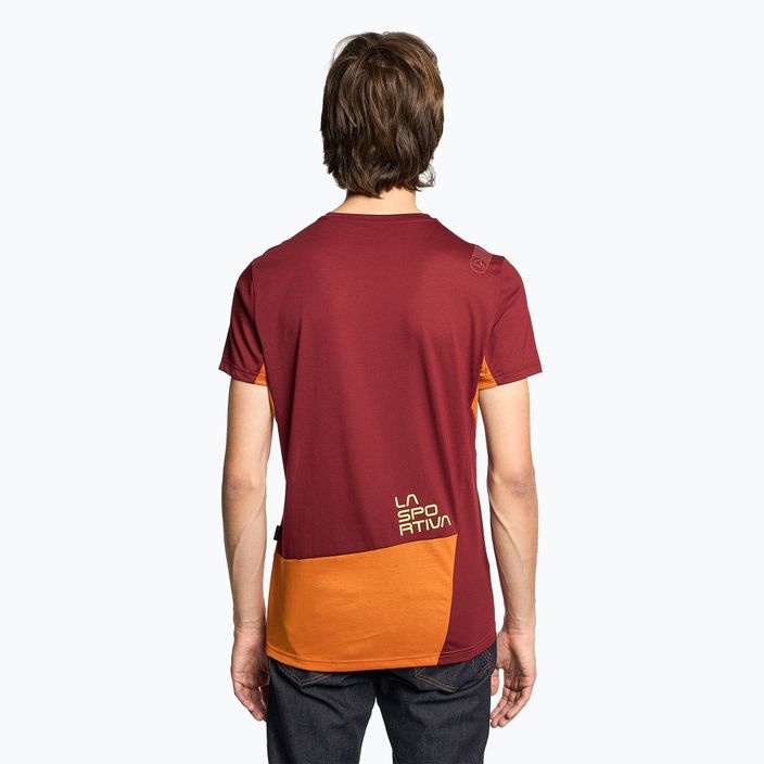 La Sportiva pánské lezecké tričko Grip oranžovo-červené N87208320 2