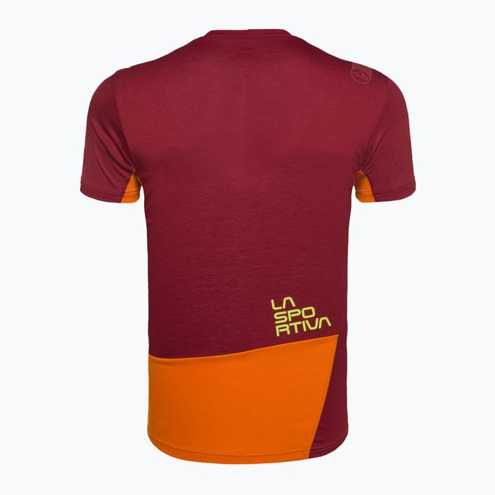 La Sportiva pánské lezecké tričko Grip oranžovo-červené N87208320 5