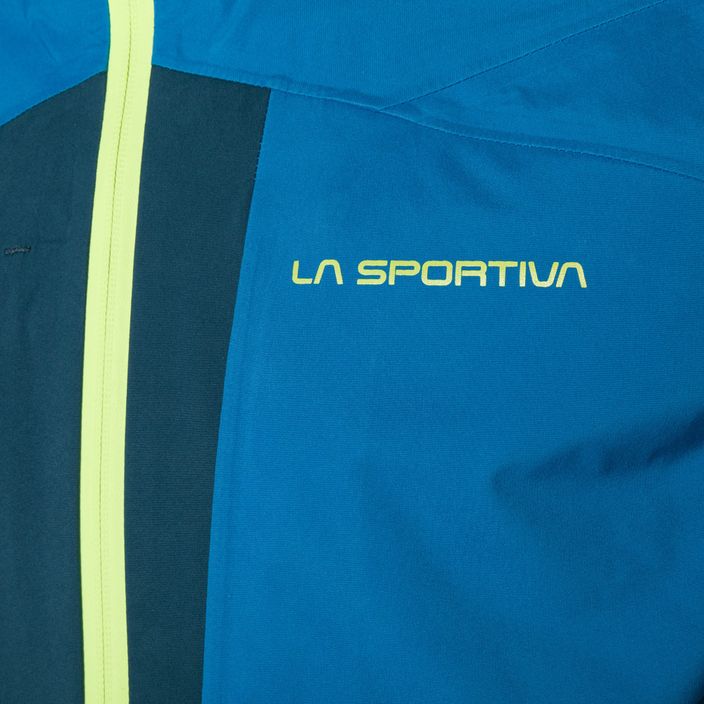 Pánská membránová bunda do deště La Sportiva Crizzle EVO Shell storm blue/electric blue 8
