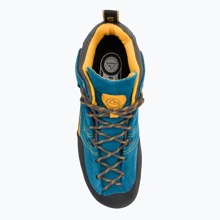 Pánské trekové boty La Sportiva Boulder X Mid blue/yellow 6