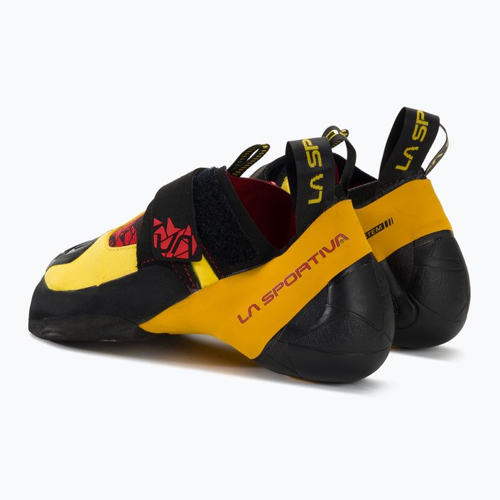 La Sportiva pánská lezecká obuv Skwama black/yellow 3