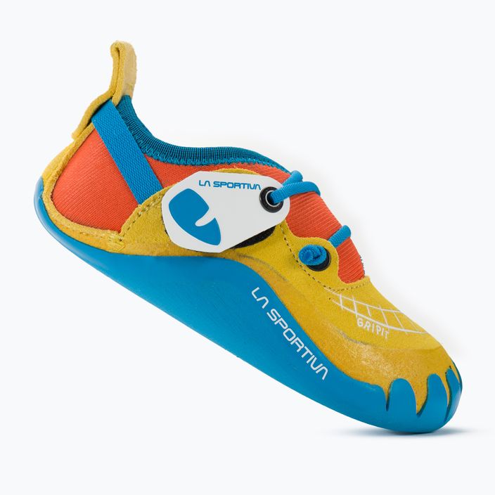 Dětská lezecká obuv La Sportiva Gripit yellow/flame 2