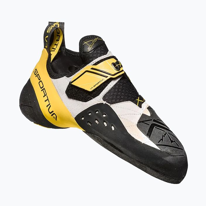 La Sportiva pánská lezecká obuv Solution bílo-žlutá 20G000100 12