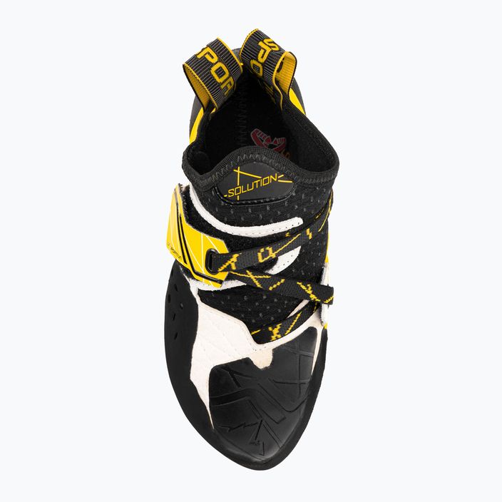 La Sportiva pánská lezecká obuv Solution bílo-žlutá 20G000100 6