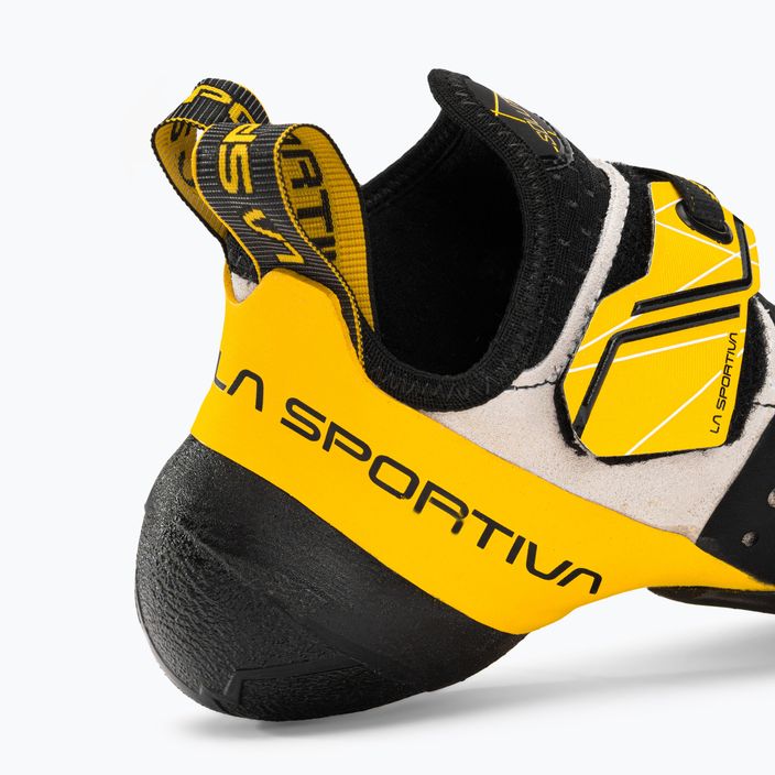 La Sportiva pánská lezecká obuv Solution bílo-žlutá 20G000100 8
