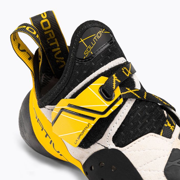La Sportiva pánská lezecká obuv Solution bílo-žlutá 20G000100 9