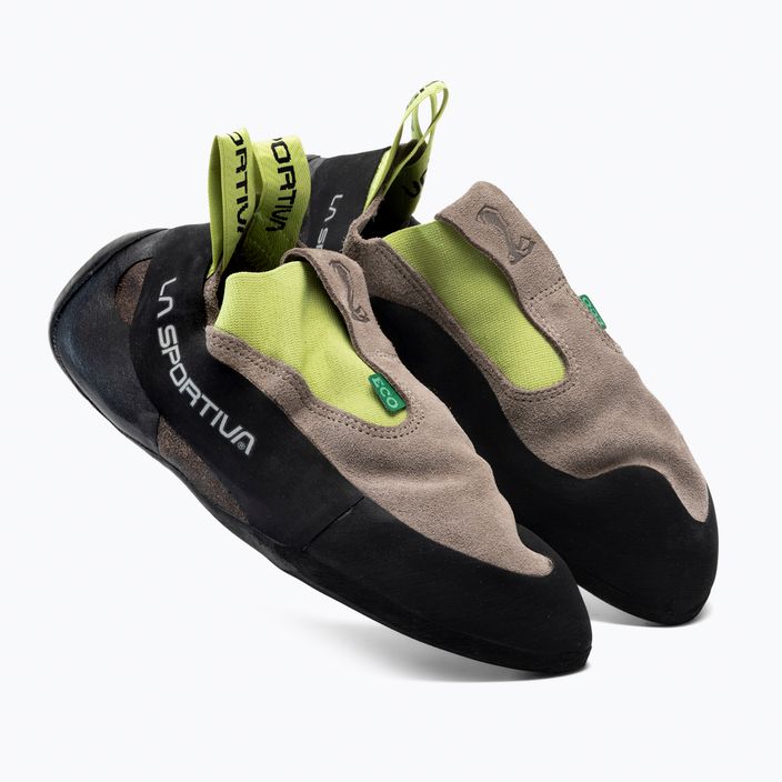 Lezecká obuv La Sportiva Cobra Eco hnědá a zelená 20O804705 4
