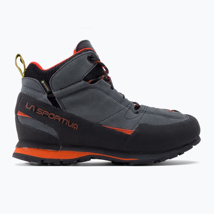 Pánská trekingová obuv La Sportiva Boulder X Mid šedo-oranžová 17E900304 2