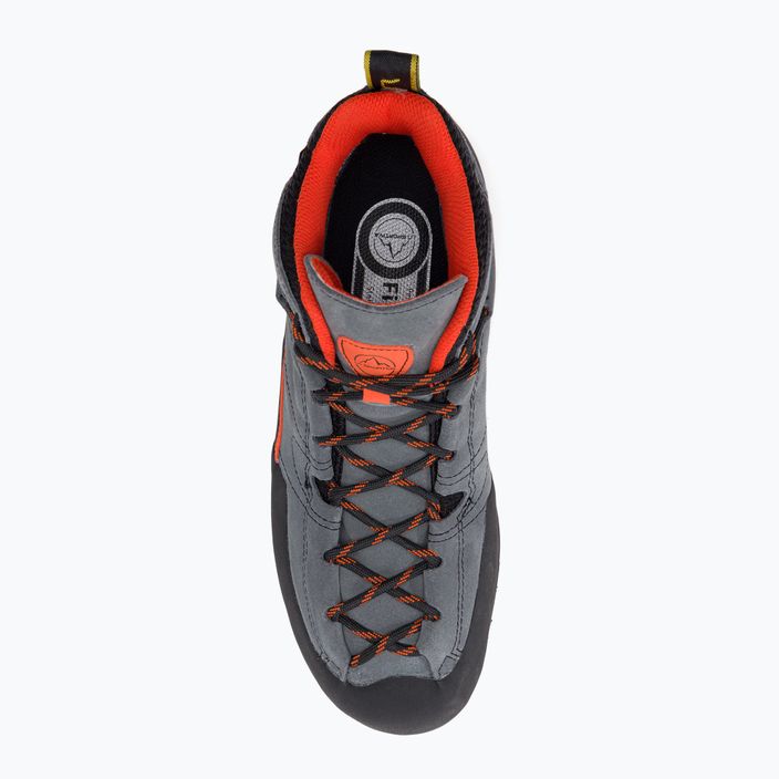 Pánská trekingová obuv La Sportiva Boulder X Mid šedo-oranžová 17E900304 6