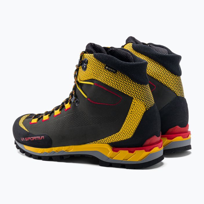 Pánské horolezecké boty La Sportiva Trango Tech Leather GTX černo-žluté 21S999100 3