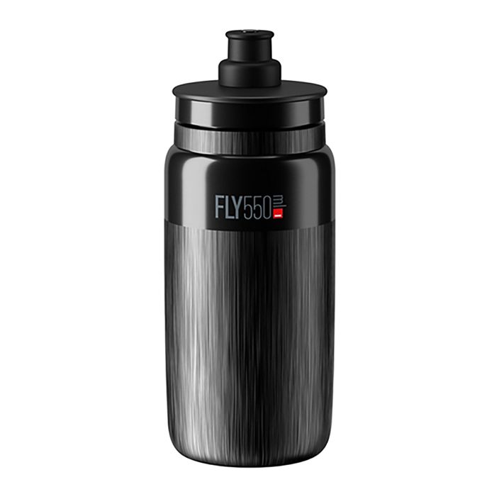 Cyklistická láhev Elite FLY Tex 550 ml black/grey logo 2