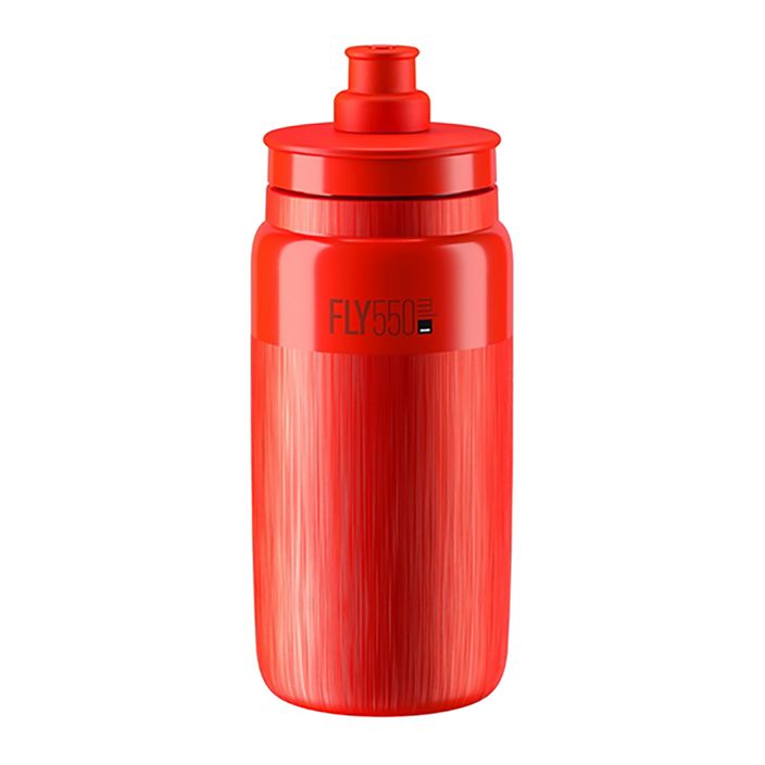 Cyklistická láhev Elite FLY Tex 550 ml red/grey logo 2