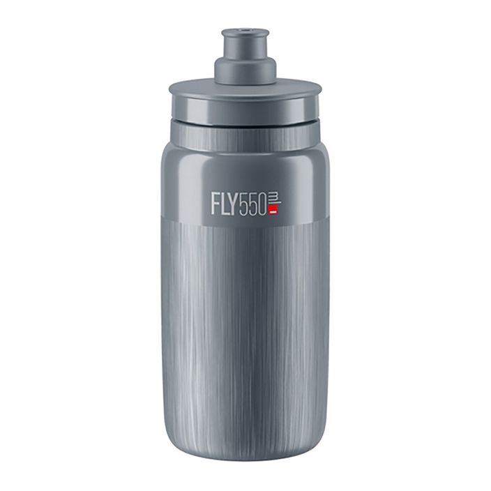 Cyklistická láhev Elite FLY Tex 550 ml grey/grey logo 2