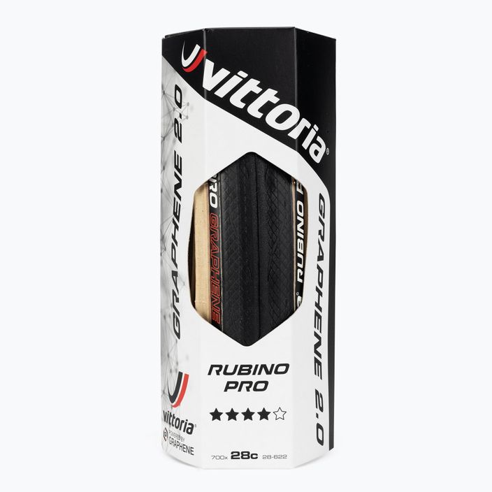 Vittoria Rubino Pro G2.0 valivá černá/hnědá cyklistická pneumatika 11A.00.343