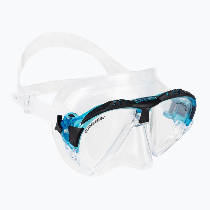 Potápěčská maska Cressi Matrix bezbarvo-modrý DS301063