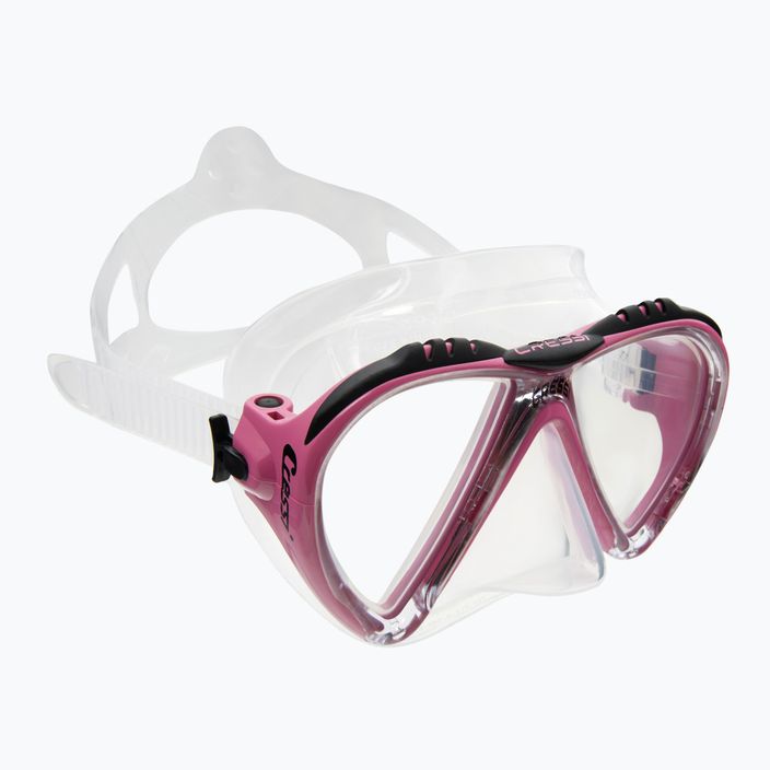 Růžová potápěčská maska Cressi Lince DS311040