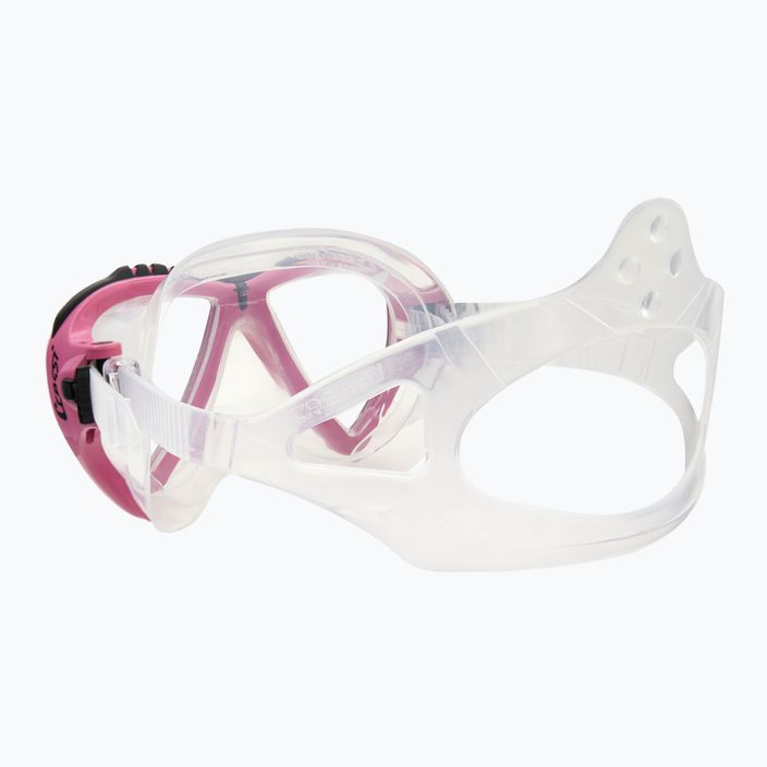 Růžová potápěčská maska Cressi Lince DS311040 4