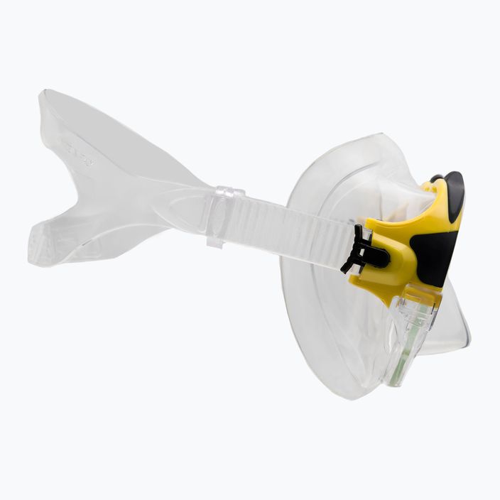 Potápěčská sada Cressi Matrix + maska Gamma + šnorchl žlutá DS302504 3