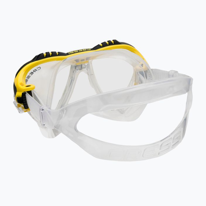 Potápěčská sada Cressi Matrix + maska Gamma + šnorchl žlutá DS302504 4