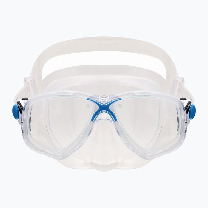 Potápěčský set Cressi Marea + maska Gamma + šnorchl modrá/bezbarvá DM1000052 2