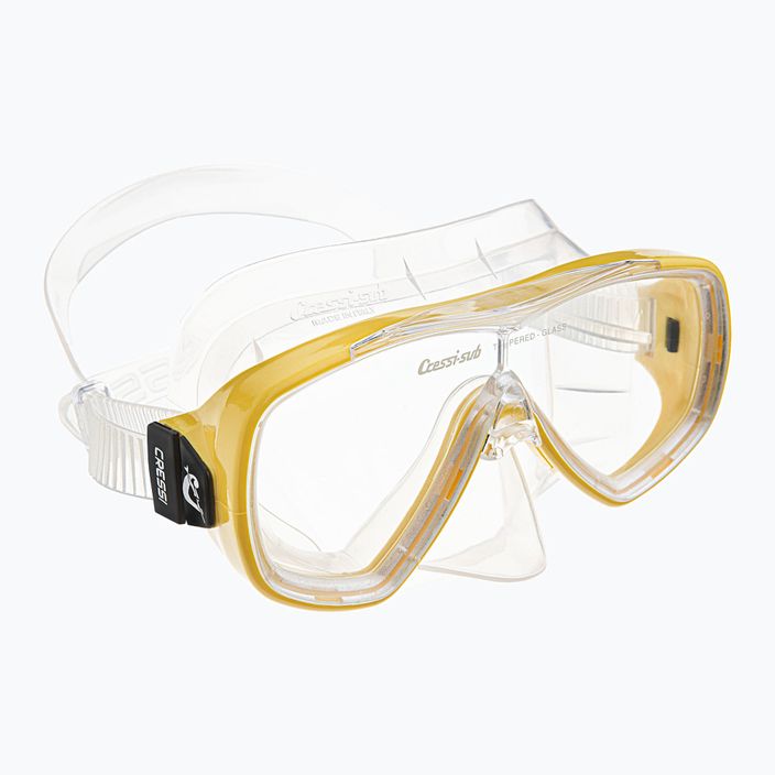 Potápěčská maska Cressi Onda clear/yellow
