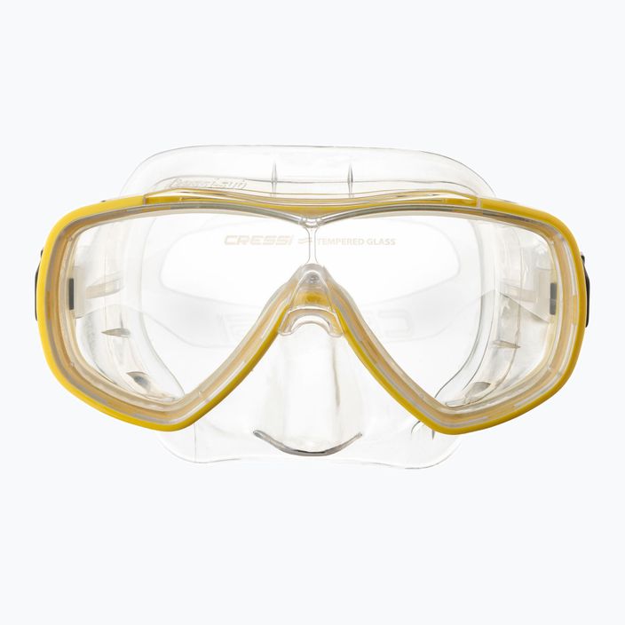 Potápěčská maska Cressi Onda clear/yellow 2