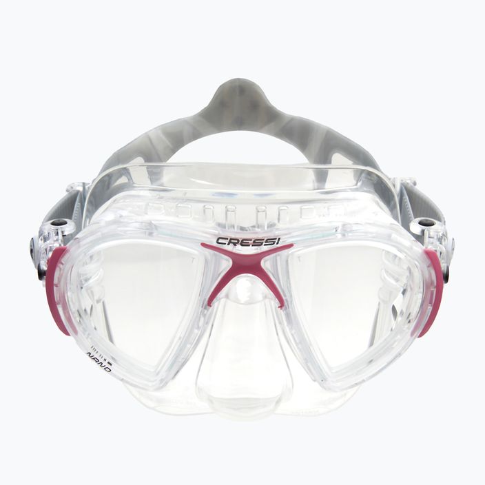 Potápěčská maska Cressi Nano růžová DS360040 2
