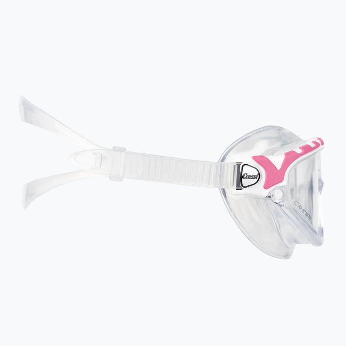 Potápěčské brýle Cressi Skylight bezbarvo-růžova DE203340 3