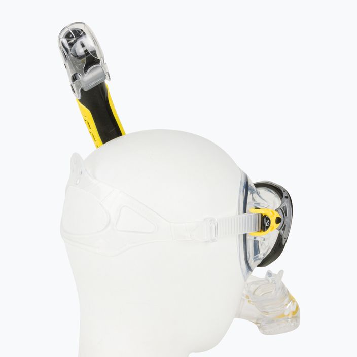 Potápěčská sada Cressi Big Eyes Evolution + maska Alpha Ultra Dry + šnorchl žlutá DS337010 4