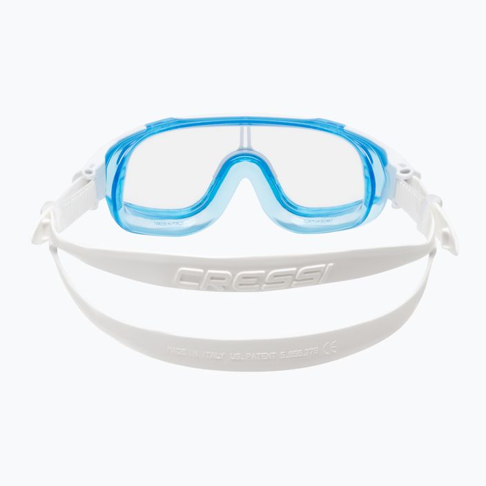 Dětská potápěčská maska Cressi Baloo bílá/modrá DE203220 5