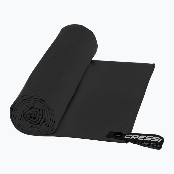 Dvoubarevný plážový ručník Cressi Microfibre Fast Drying black XVA850 6
