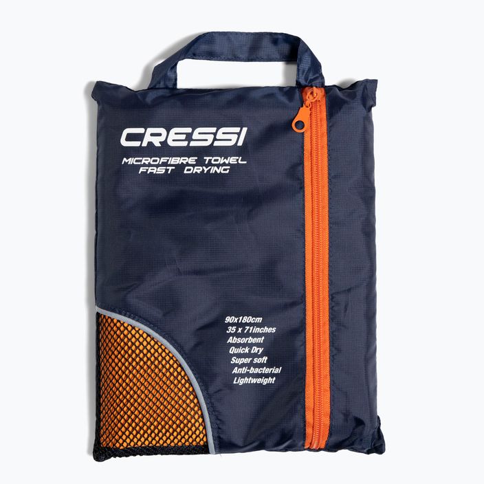 Ručník z mikrovlákna Cressi Fast Drying oranžový XVA870085 5