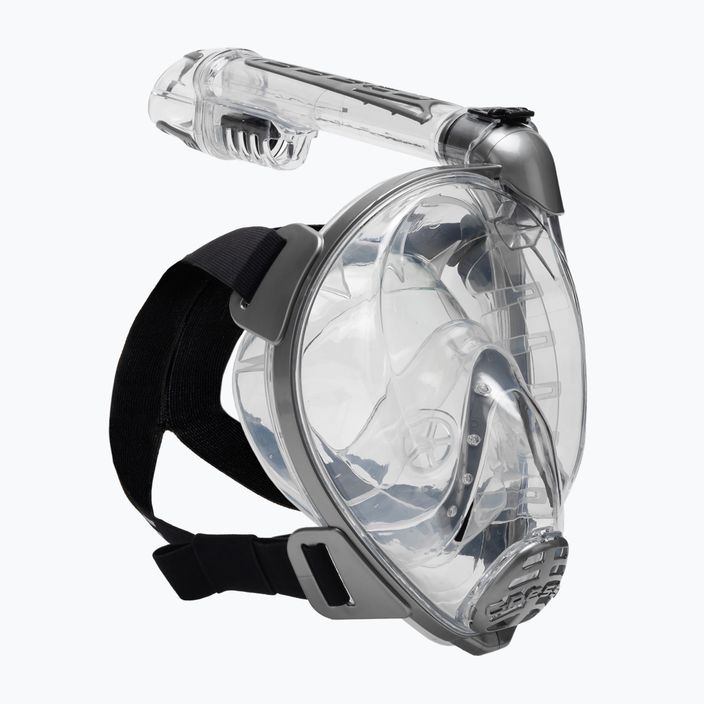 Cressi Duke Dry šedá celoobličejová maska pro šnorchlování XDT000000