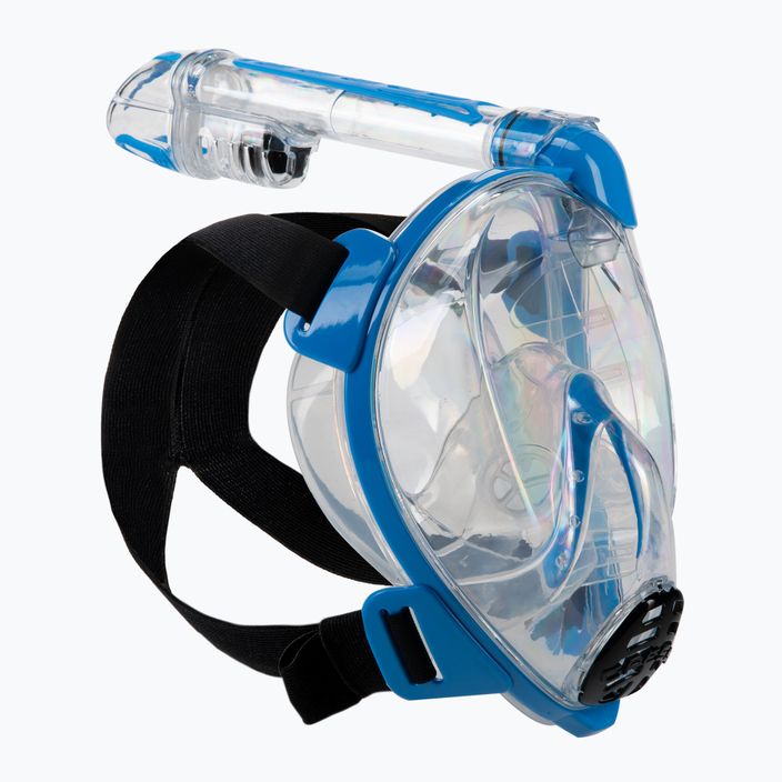 Celoobličejová maska Cressi Duke Dry pro šnorchlování modrá XDT000020