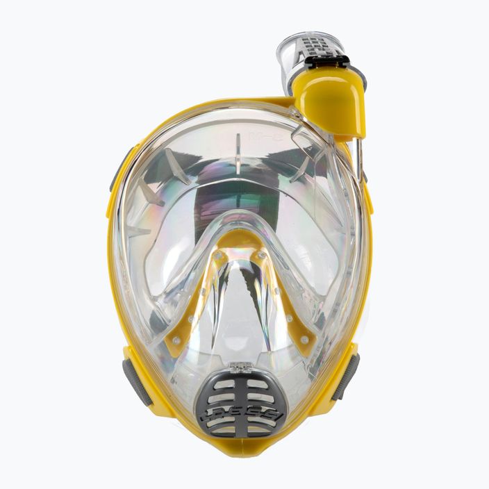 Celoobličejová maska Cressi Duke Dry pro šnorchlování žlutá XDT000010 2