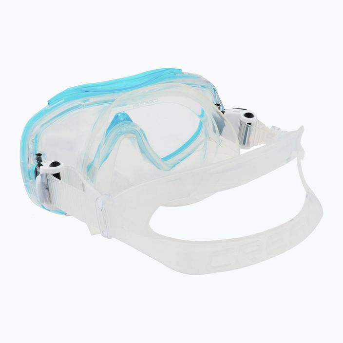 Cressi Mini Palau Dětská potápěčská sada maska + šnorchl modrá CA123029 8