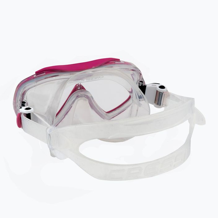 Potápěčský set Cressi Mini Palau Bag dětská maska + šnorchl + ploutve růžová CA123129 4